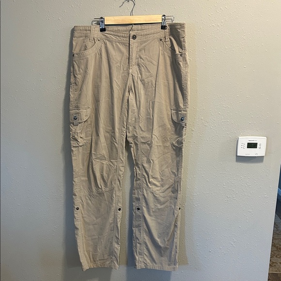 Kuhl Legendary Cargo Pants Cargo Khaki Roll Up Beige - Picture 1 of 11